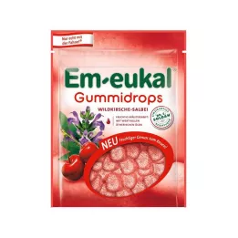 EM-EUKAL Yabani Kiraz-Adaçayı Sakızları şeker tutucu, 90 gr