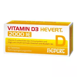 VITAMIN D3 HEVERT 2.000 IU tablet, 60 adet