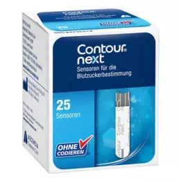 CONTOUR Sonraki Sensörler Test Şeritleri, 1X25 adet