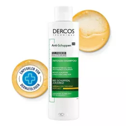 VICHY DERCOS Kepek önleyici şampuan kuru saç derisi, 200 ml