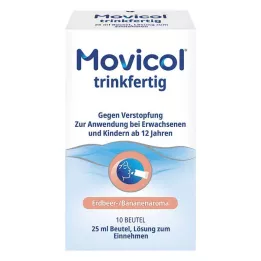 MOVICOL ağız yoluyla kullanıma hazır 25 ml poşet solüsyon, 10 adet
