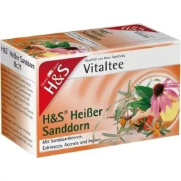 H&S sıcak deniz topalak hayati çay filtre torbası, 20X2,0 g