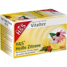 H&S sıcak limon hayati çay filtre torbası, 20X2,0 g