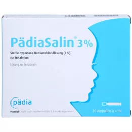 PÄDIASALIN %3 inhalasyon ampulleri, 20 adet