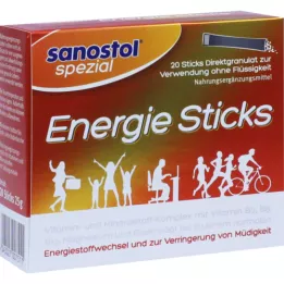SANOSTOL özel enerji çubukları, 20 adet