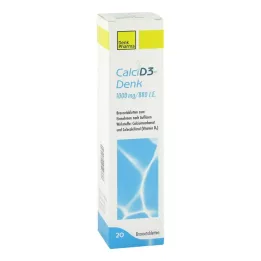 CALCI D3-Denk 1.000 mg/880 I.E. efervesan tablet, 20 adet
