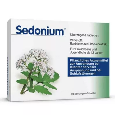 SEDONIUM kaplamalı tabletler, 50 adet