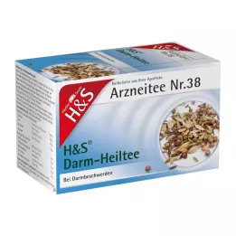 H&amp;S bağırsak iyileştirici çay filtre poşetleri, 20X2,0 g