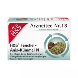 H&S Rezene-Anason-Kimyon N Filtre torbaları, 20X2,0 g