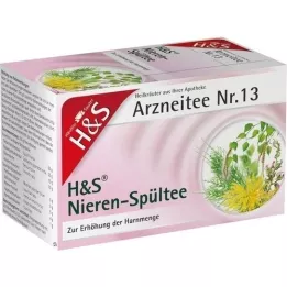 H&amp;S Böbrek Durulama Çayı Filtre Torbası, 20X2.0 g