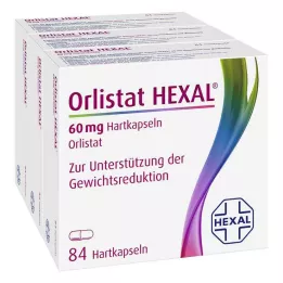 ORLISTAT HEXAL 60 mg sert kapsül, 3X84 adet
