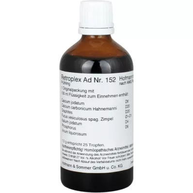 RETROPLEX AD No.152 Bahar Damlaları, 100 ml RETROPLEX AD No.152 Bahar Damlaları, 100 ml
