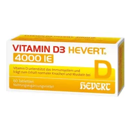 VITAMIN D3 HEVERT 4.000 IU tablet, 60 adet