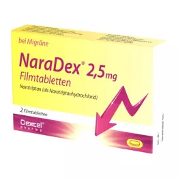 NARADEX 2,5 mg film kaplı tablet, 2 adet