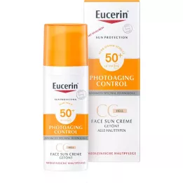 EUCERIN Güneş CC Açık krem rengi LSF 50+, 50 ml