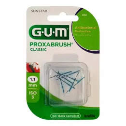 GUM Proxabrush Classic yedek fırçalar 1,1 mm, 8 adet