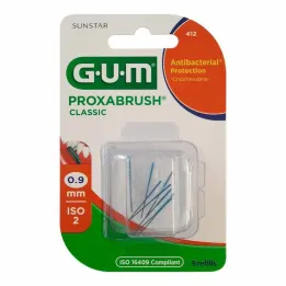 GUM Proxabrush Classic yedek fırçalar 0,9 mm, 8 adet