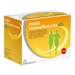 PUREN Vital madde kompleksi 15 g granüllü torba, 30 adet