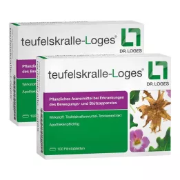 TEUFELSKRALLE-LOGES Film kaplı tabletler, 200 adet