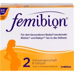 FEMIBION Gebelik 2 D3+DHA+400 μg fol.o.iyodin, 120 adet