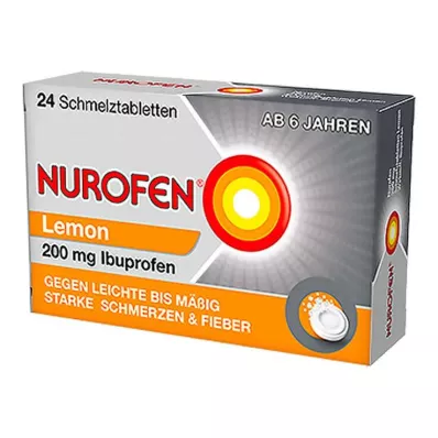 NUROFEN 200 mg Limon eriyen tabletler, 24 adet NUROFEN 200 mg Limon eriyen tabletler, 24 adet