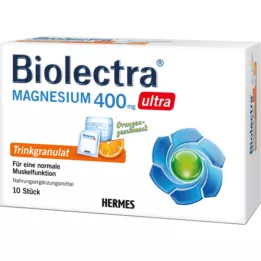 BIOLECTRA Magnezyum 400 mg ultra içme portakalı, 10 adet