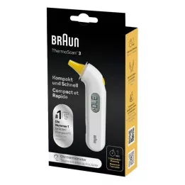 BRAUN THERMOSCAN 3 kızılötesi kulak termometresi, 1 adet