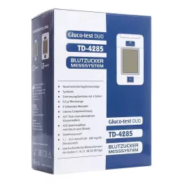 GLUCO TEST DUO Kan şekeri ölçüm cihazı başlangıç seti mmol/l, 1 parça