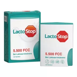 LACTOSTOP 5.500 FCC Tablet tıklama dağıtıcısı, 120 adet