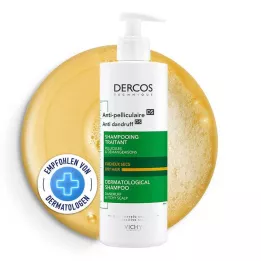 VICHY DERCOS Kuru saç derisi için kepek önleyici şampuan, 390 ml