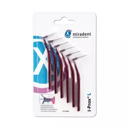 MIRADENT Diş arası fırçası I-Prox L 0,8 mm bordo, 6 adet