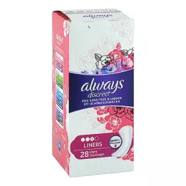 ALWAYS gizli idrar kaçırma astarı külot astarı, 28 parça