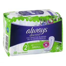 ALWAYS gizli idrar kaçırma ek parçası küçük, 20 adet