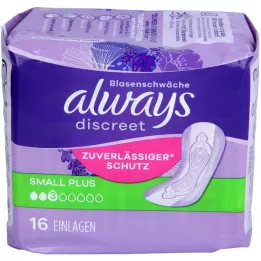 ALWAYS gizli idrar kaçırma ek parçası küçük artı, 16 adet