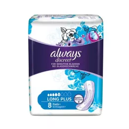 ALWAYS gizli idrar kaçırma ek parçası uzun artı, 8 parça