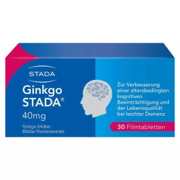 GINKGO STADA 40 mg film kaplı tabletler, 30 adet