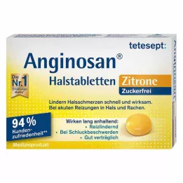 TETESEPT Anginosan boğaz pastili şekersiz limon, 20 adet
