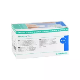 OMNICAN ince kalem kanülü 31 G 0,25x6 mm, 100 adet