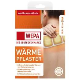 WÄRMEPFLASTER Boyun/Sırt 8,5x28,5 cm WEPA, 2 adet