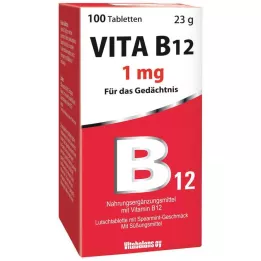 VITA B12 1 mg nane aromalı pastil, 100 adet