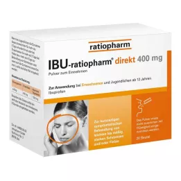 IBU-RATIOPHARM doğrudan 400 mg oral kullanım için toz, 20 adet