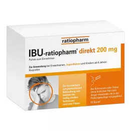 IBU-RATIOPHARM doğrudan 200 mg oral kullanım için toz, 20 adet