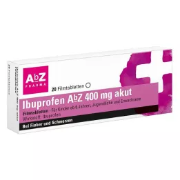IBUPROFEN AbZ 400 mg akut film kaplı tablet, 20 adet