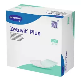 ZETUVIT Plus ekstra güçlü emme kompresi steril 20x40 cm, 10 adet
