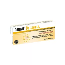 CEFAVIT D3 7.000 IU film kaplı tablet, 20 adet