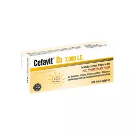 CEFAVIT D3 7.000 IU film kaplı tabletler, 100 adet