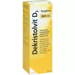 DEKRISTOLVIT D3 800 IU damla, 25 ml