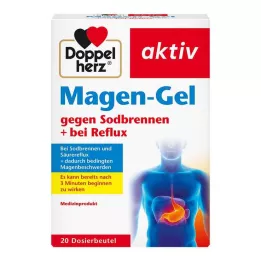 DOPPELHERZ Mide ekşimesi+reflüye karşı mide jeli, 20 adet