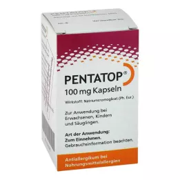 PENTATOP 100 mg kapsüller, sert kapsüller, 50 adet