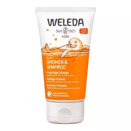 WELEDA Çocuk 2si 1 Arada Duş & Şampuan meyveli portakal, 150 ml